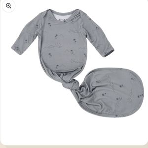 Palm mountains knotted gown by brave little ones